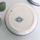 U&Cie Sarreguemines sponge holder, Terre de Fer, mid-19th century, French antique