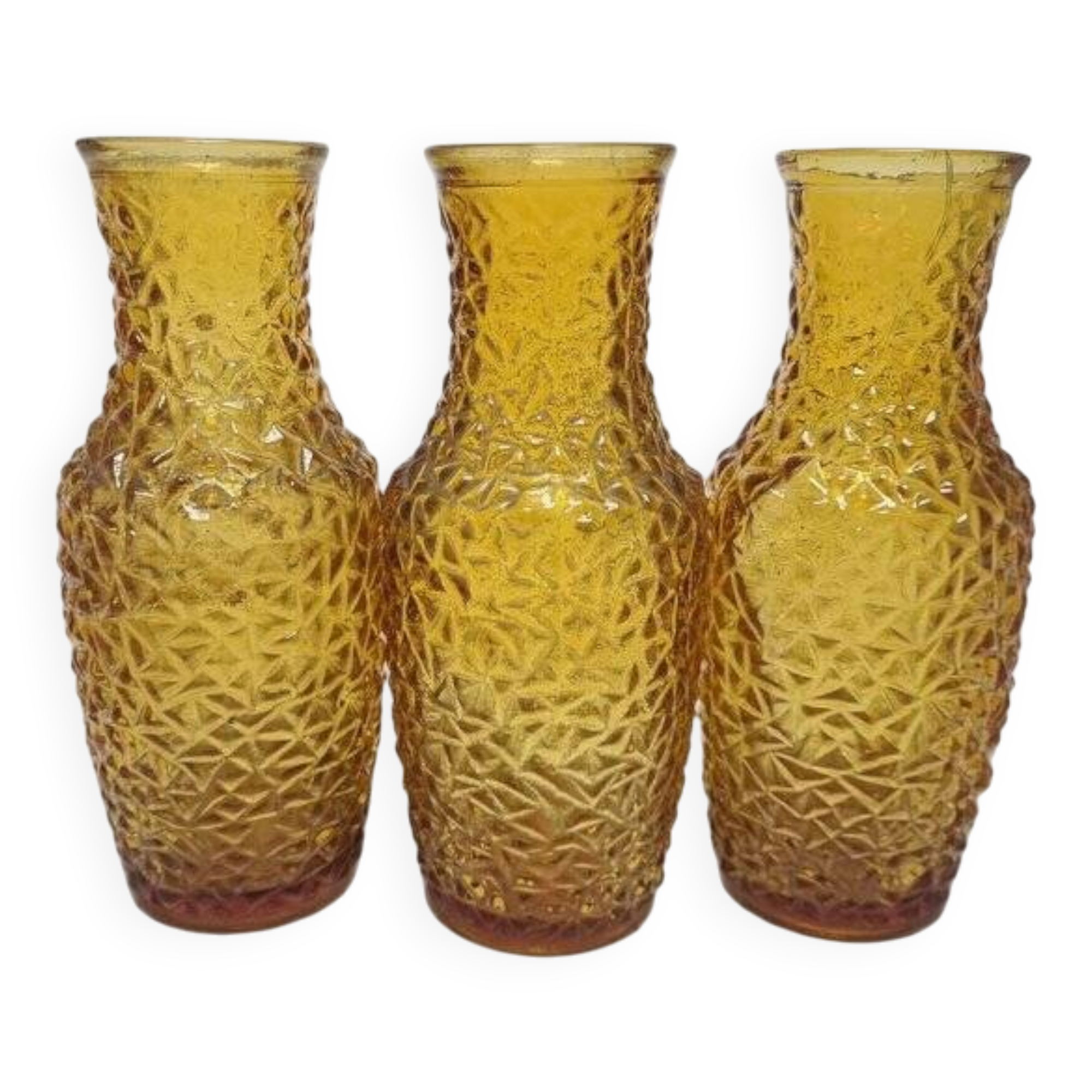 Vintage vases from HSG Prądniczanka, Poland, 1970s, set of 3