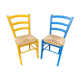 Pair of rustic bistro chairs