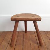 Tripod stool in light wood