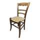 19th-century peasant chair restored – handmade Danish cord weaving