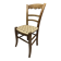 19th-century peasant chair restored – handmade Danish cord weaving