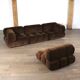 Camaleonda Sofa In Brown Corduroy By Mario Bellini For C&B Italia 1969