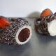 Pair of Fat Lava Vallauris vases from the 1950s