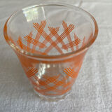 4 old cardon advertising glasses