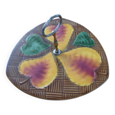 Sarreguemine brand cheese board no. 6158 in the shape of an apple
