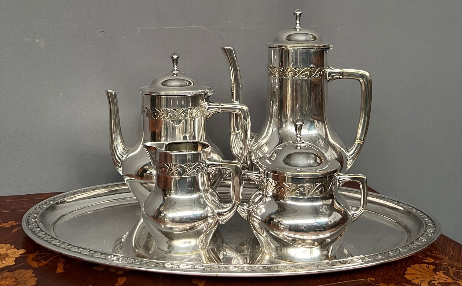 Art Deco tea and coffee service