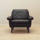 Fauteuil en cuir marron, design danois, années 1960, designer : Aage Christiansen.