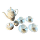 White porcelain coffee service Seltmann Weiden Bavaria paradise bird