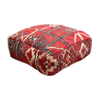 Pouf kilim marocain