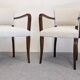 Pair of Art Deco bridge chairs, France circa 1930