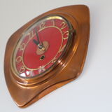 Copper wall clock 1960