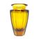 Vase Art Déco, cristal, conçu par J. Hoffmann, Tchécoslovaquie, années 1930.