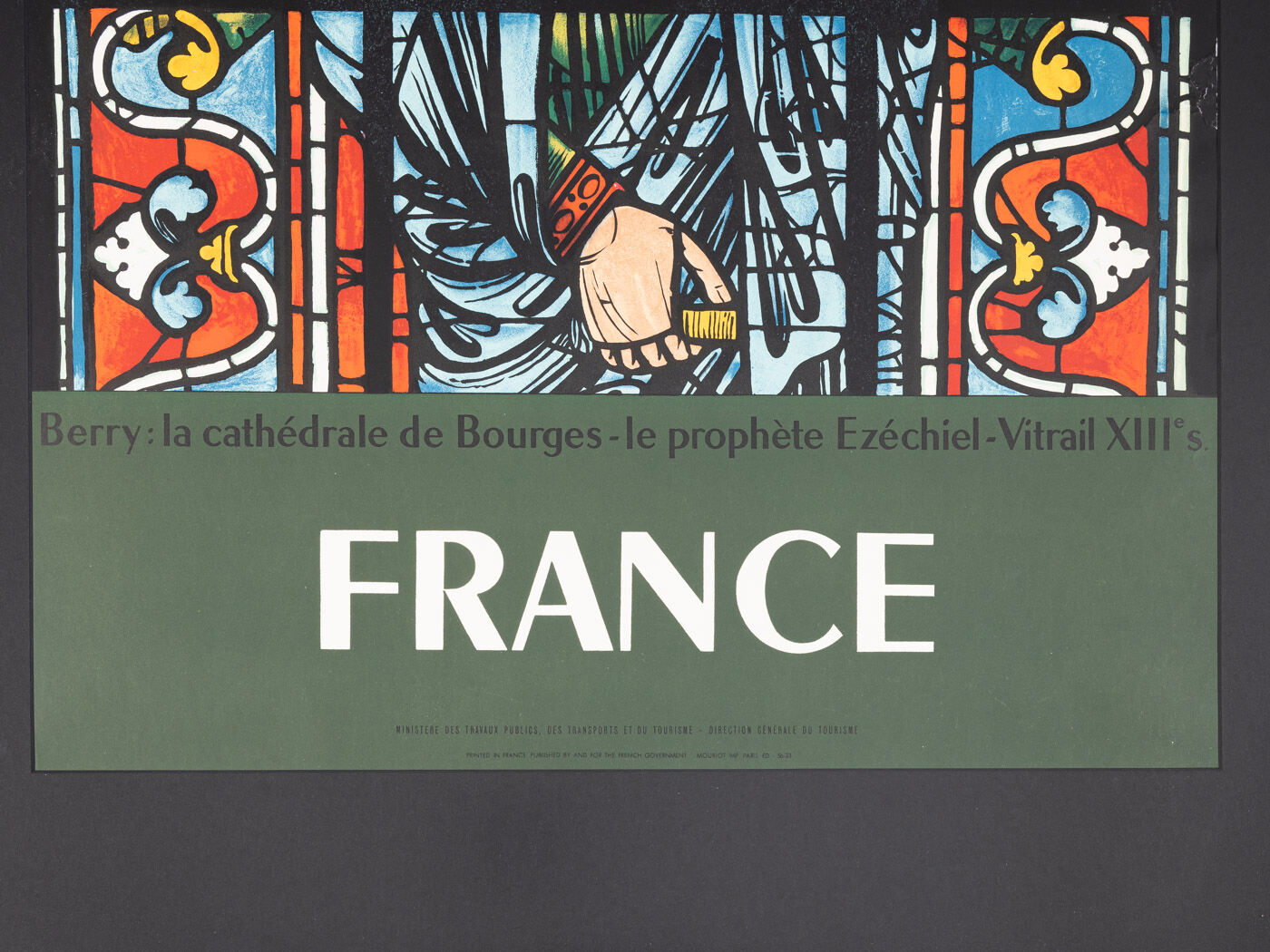 La Cathédrale de Bourges, SNCF Travel Poster, 87 x 124 cm