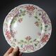 4 antique dessert plates Longchamp Daisies earthenware