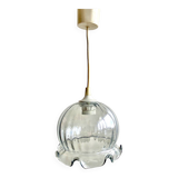 Jellyfish blown glass pendant lamp
