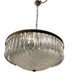 Large Murano Glass Trilobi Chandelier 1970’s