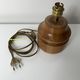 Vintage turned wooden lamp foot