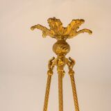 Louis XVI style chandelier in gilded bronze. Circa 1900.