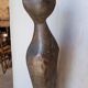 Large stylized sculpture ep 1950/60 carved wood + base