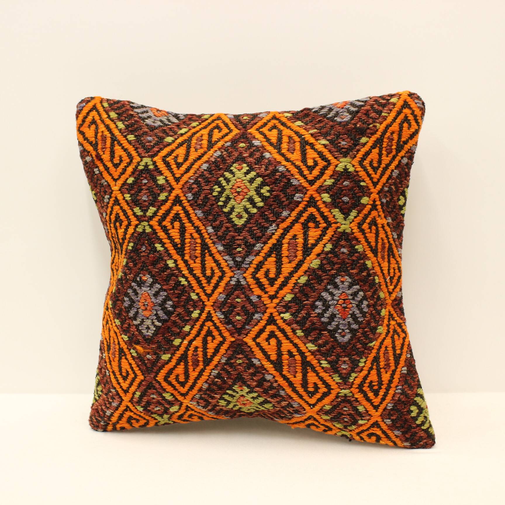 Turkish kilim cushion, 40x40 cm, k-1323