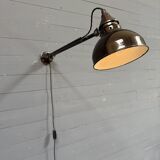 Early Rademacher wall lamp with large enamel shade