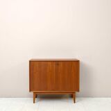 1960s teak cabinet with hinged doors