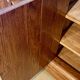 Mid-century vintage Scandinavian 1950s Art Deco Parisian sideboard oak wood