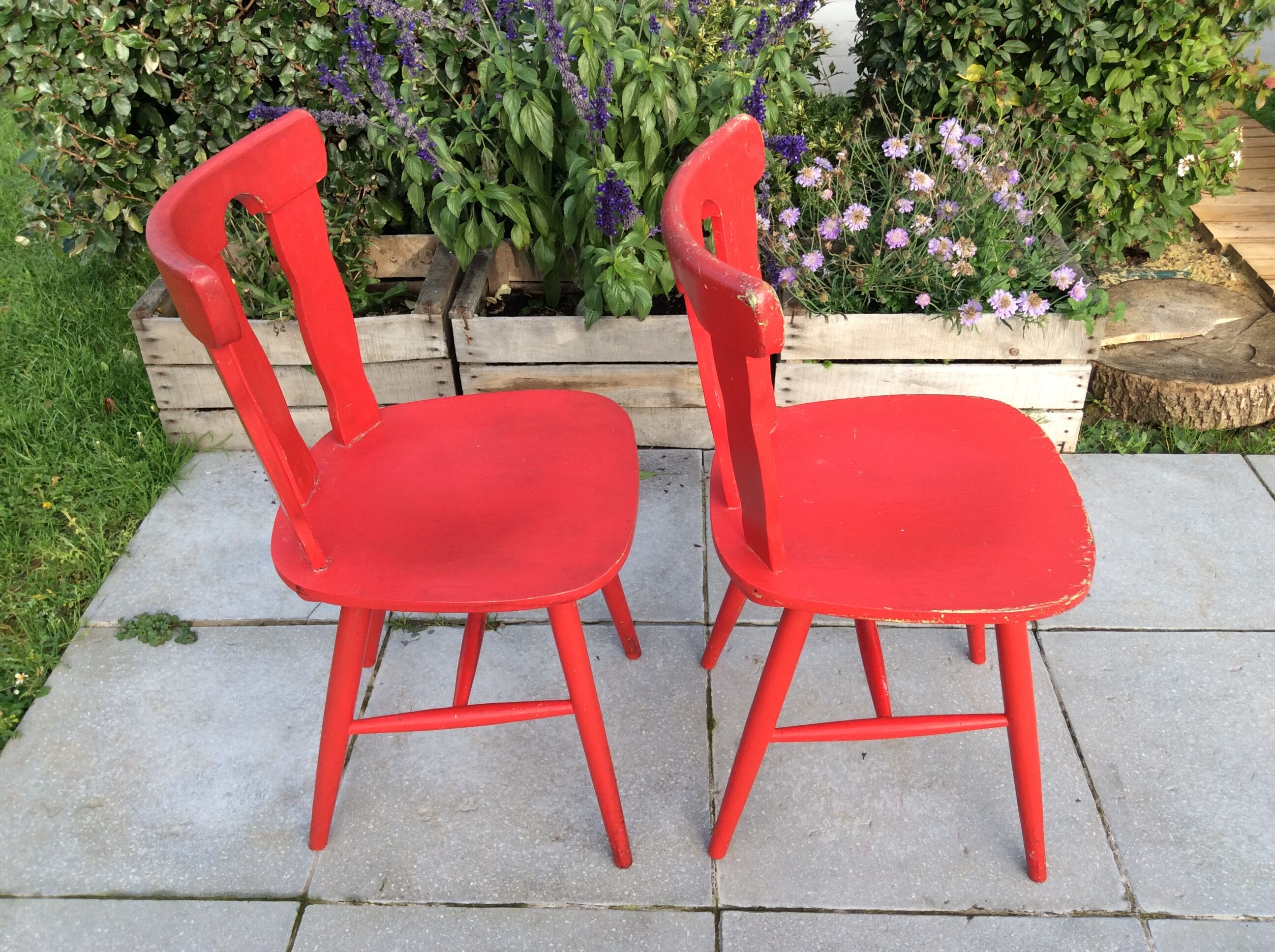 2 chaises western