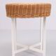 Vintage Steel base Wicker Stool 1960s