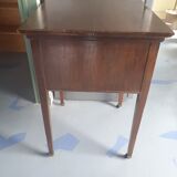 Square mahogany bar table, years 50