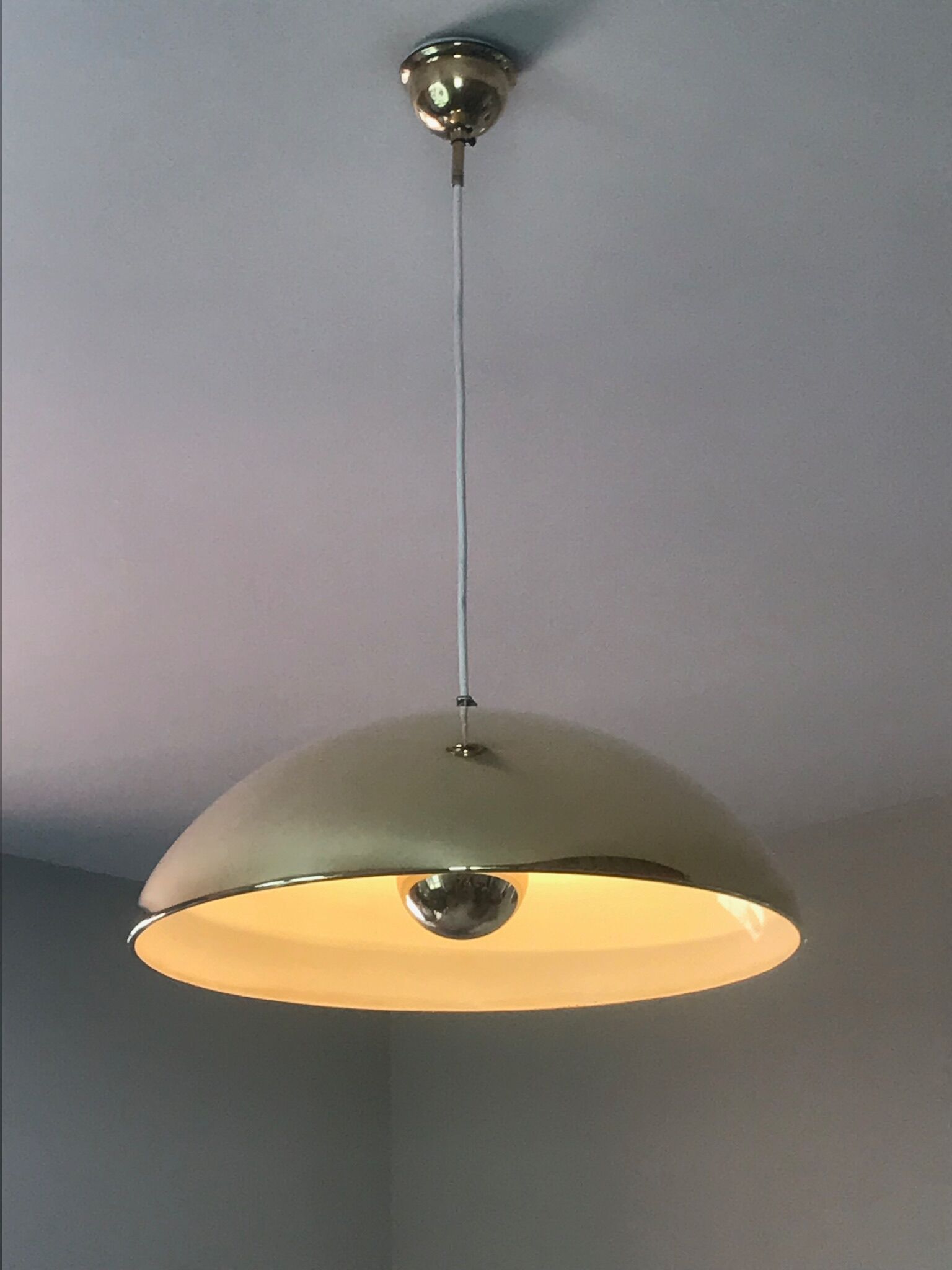 Hanging lamp brass 60