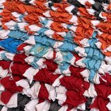 Colorful Boucherouite Moroccan rug - 88 x 161 cm