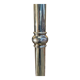 Coat rack - Golden metal / brass rotating head parrot