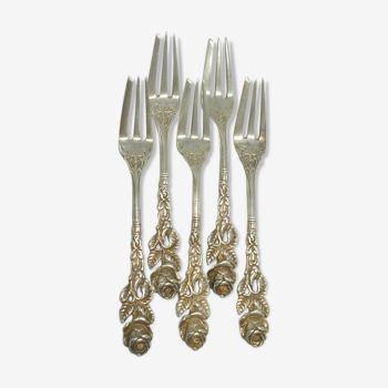 Set of 5 cake forks