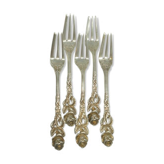 Set of 5 cake forks