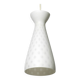 Mid Century glass Diabolo pendant lamp by Aloys Gangkofner Peill & Putzler