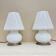 XL mid-century design Murano glass swirl lamps, 1970s