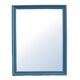 Vintage Mirror In Blue Wooden Frame, Spain, 1950s
