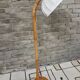 Danish pine floor lamp 1970