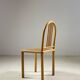 Chaise vintage en bois et cannage