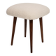 Light Beige Boucle Stool Mid-Century Modern, Europe, 1960s