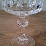 6 verres à pied en cristal