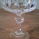 6 verres à pied en cristal