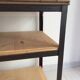 Meuble d'atelier établi en fer et bois