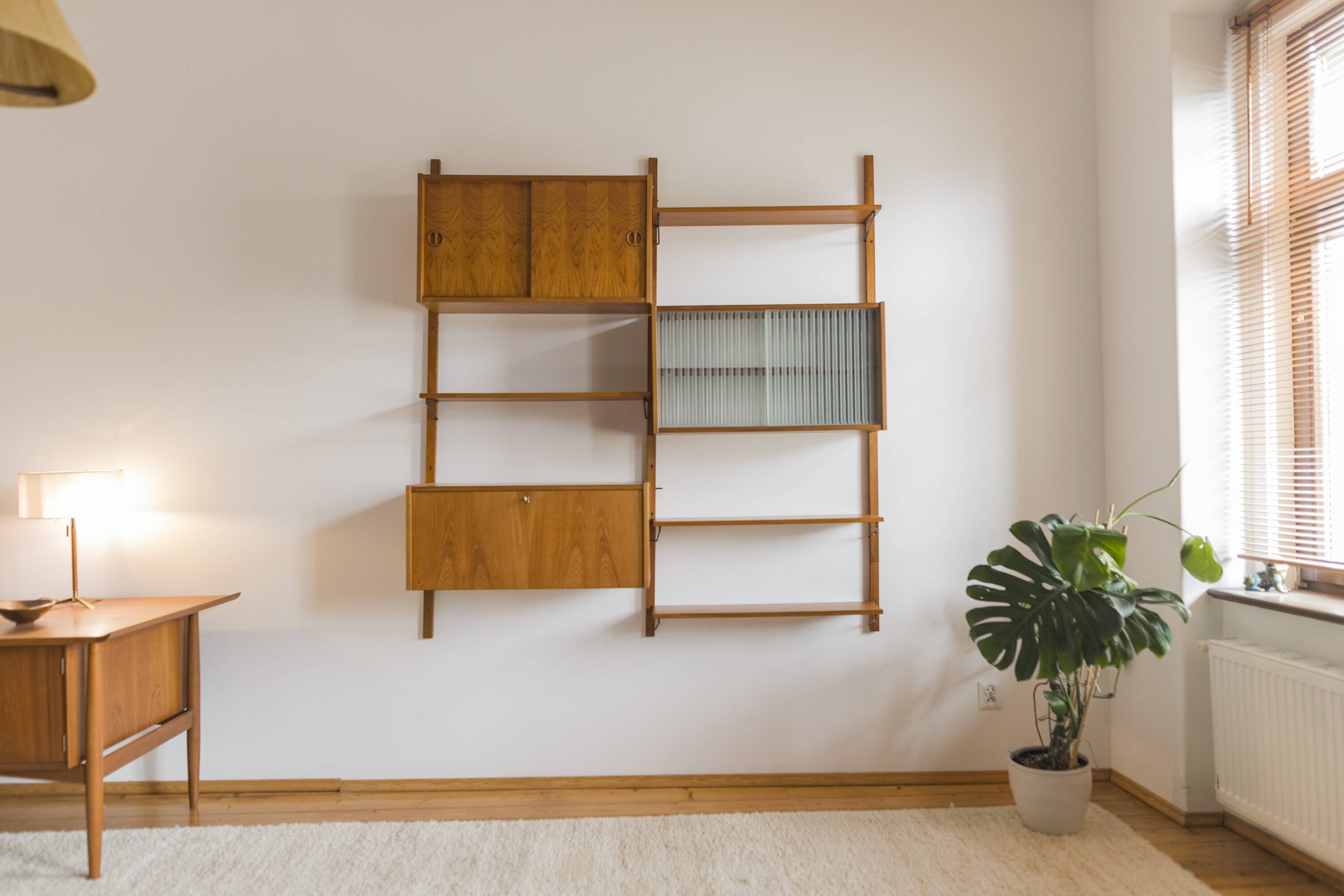 Mid-Century Modern Teak Wall Unit attributed to Kurt Østervig, 1960