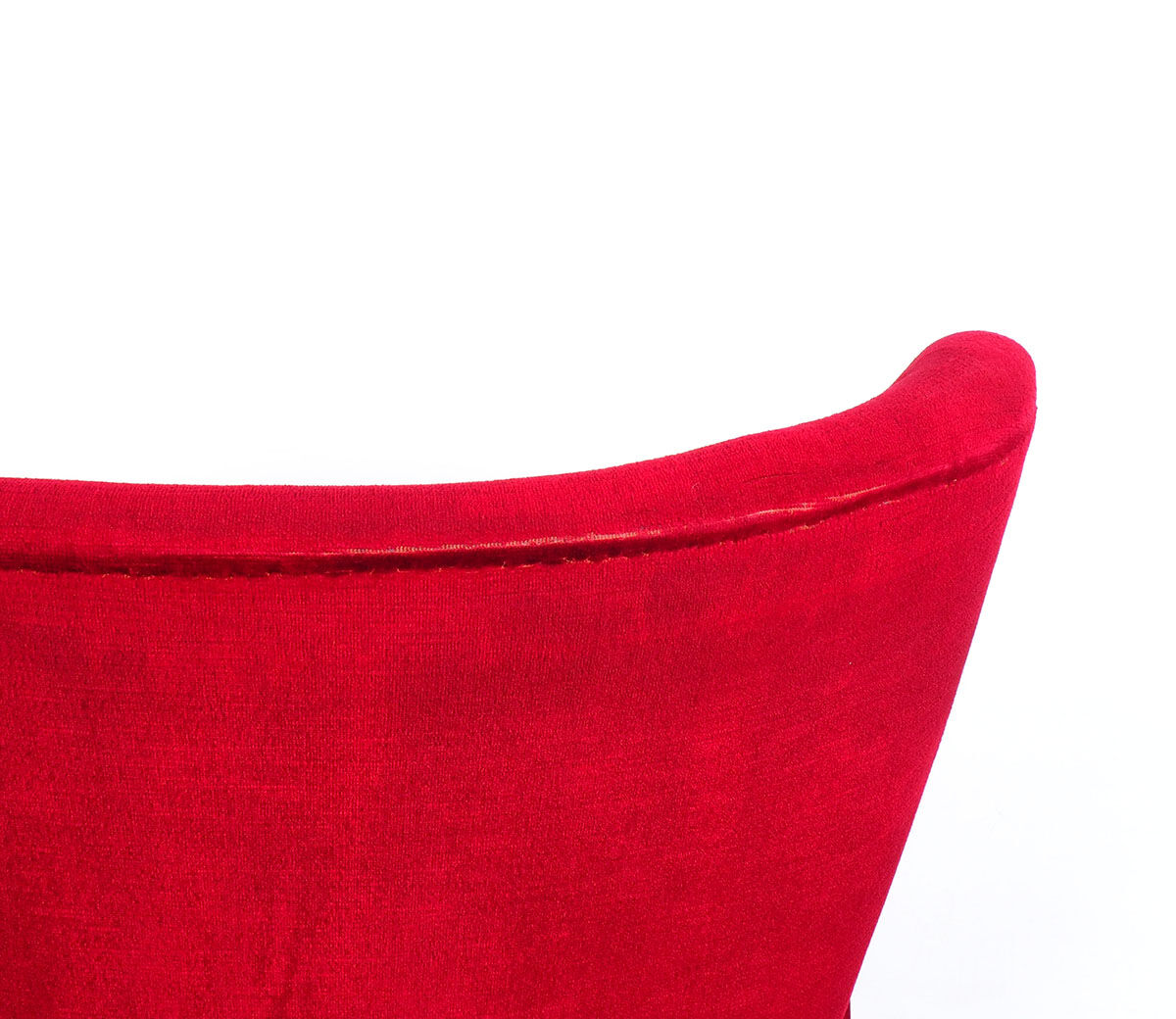 Red Velvet Armchair by Theo Ruth for Artifort, 1950s