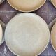Set of 12 plates dessert gres