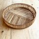 Vintage wicker and rattan tray