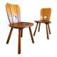 Paire de chaises brutalistes 1960